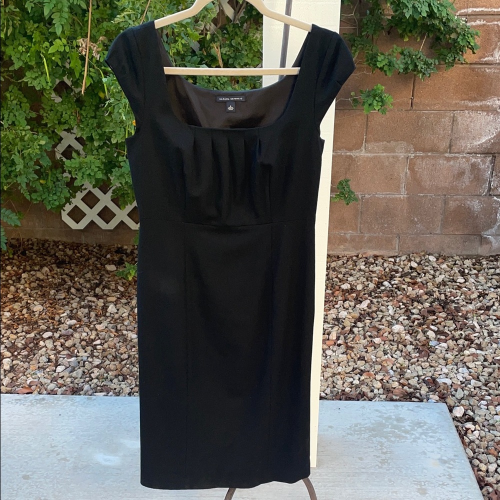 Classic Black Midi Dress